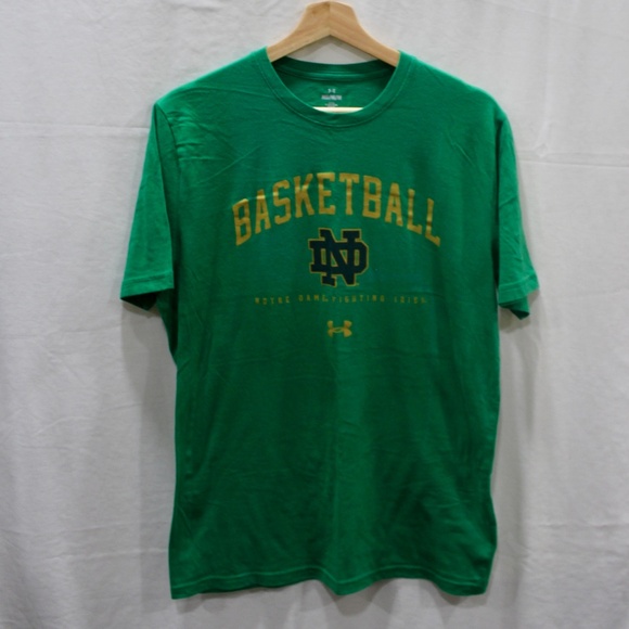 Notre Dame Basketball T-shirt - Green / Medium - Picture 1 of 6